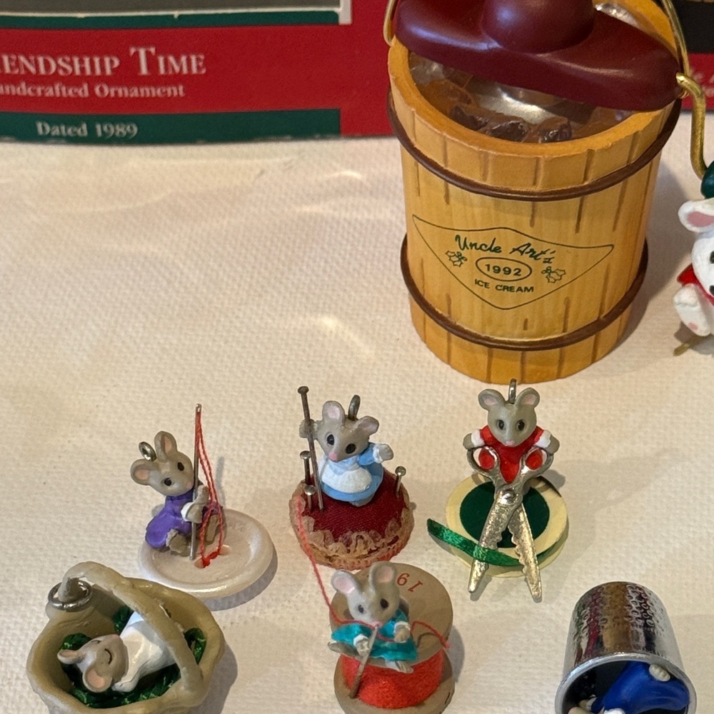 VTG Bundle Mouse Mice Ornaments - Picture 8 of 9